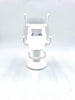 Clover Flex 3 / Flex 4 Freestanding Swivel and Tilt Stand with Round Plate (White)