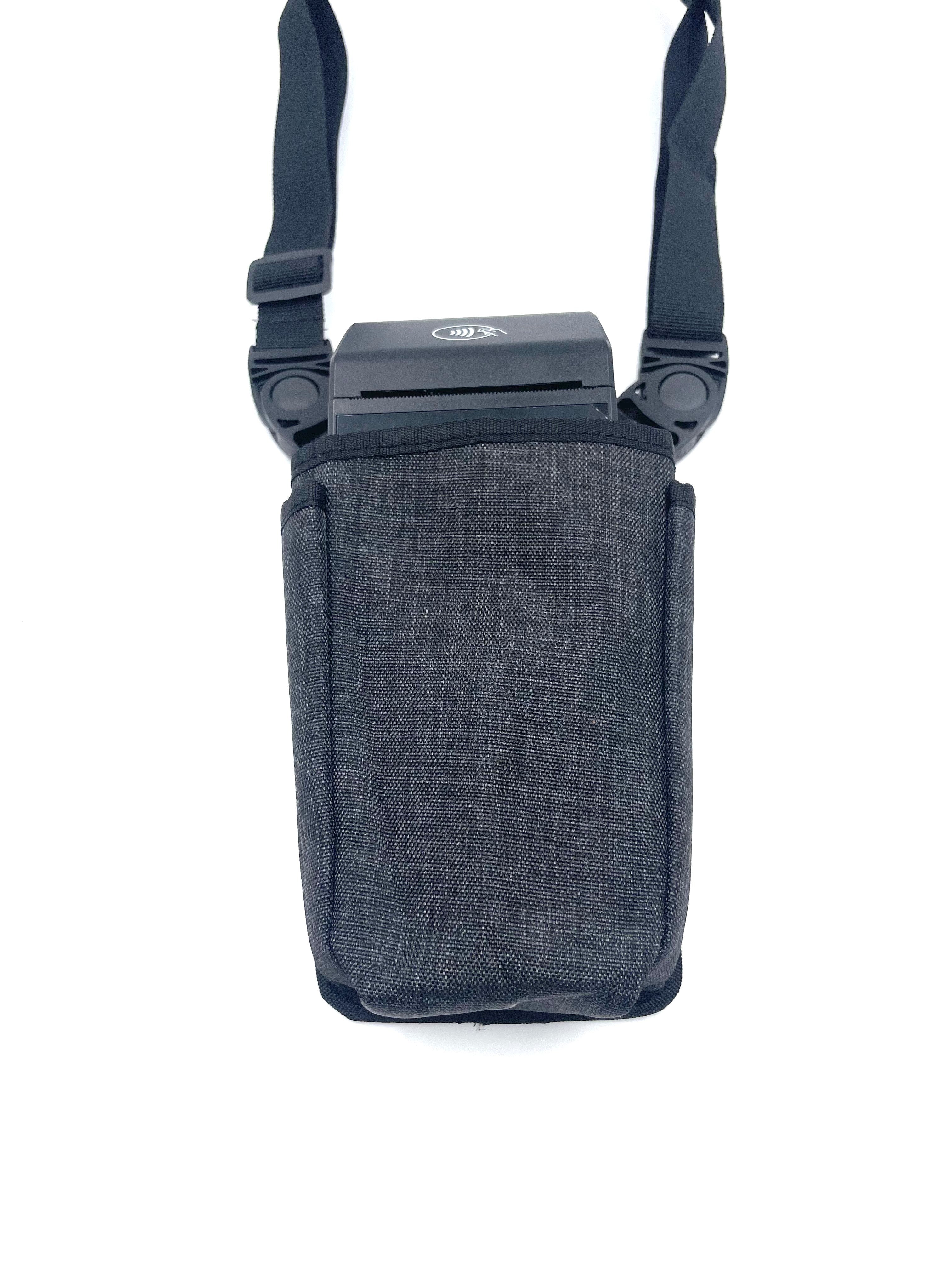 Universal Wireless Payment Pouch with Sling/Waistbelt and Rugged Metal Belt Clip