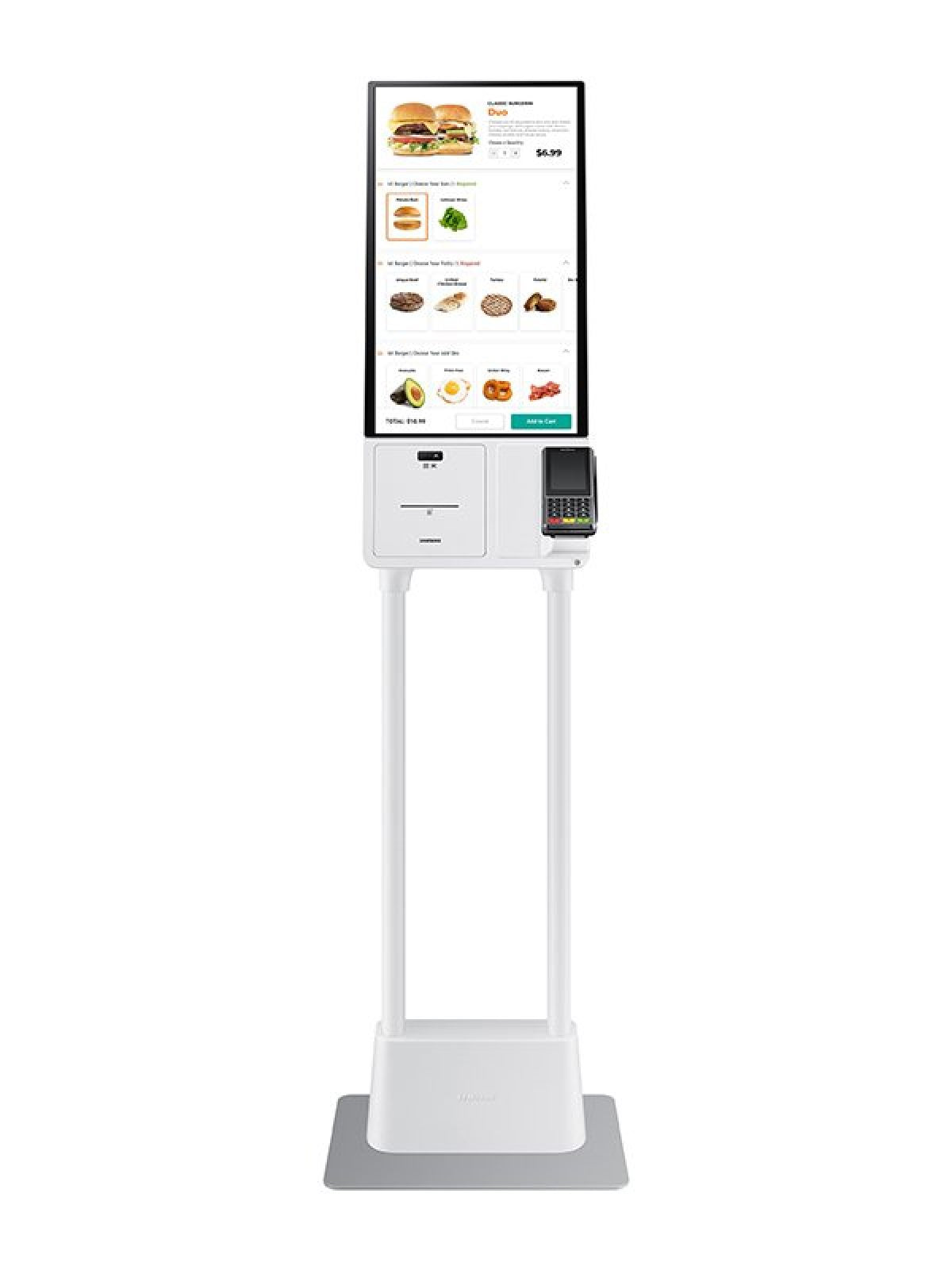 Clover Samsung Kiosk Floor Pedestal