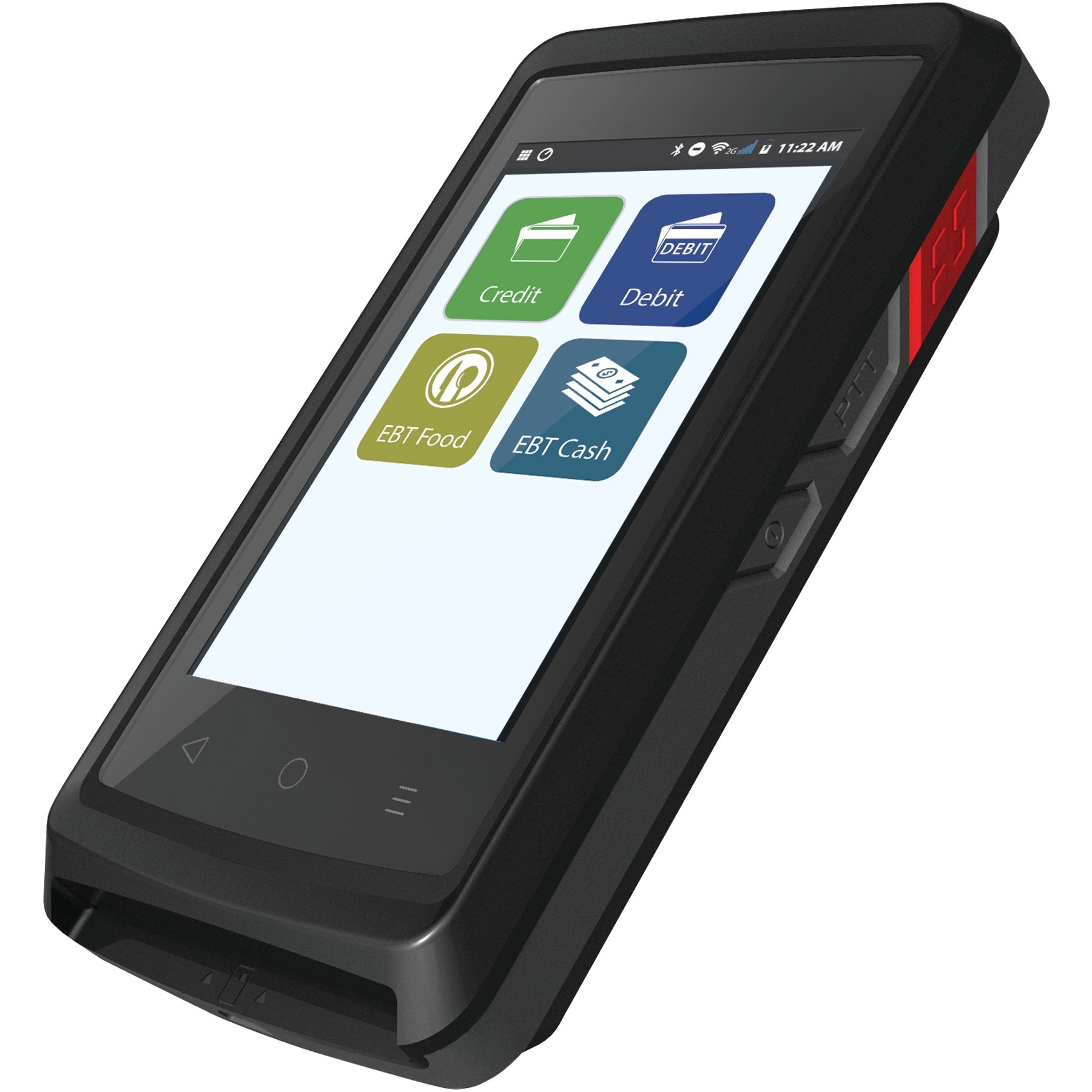 Dejavoo QD3 mPOS Android BT, WiFi & 4G Terminal (Black) - Refurbished