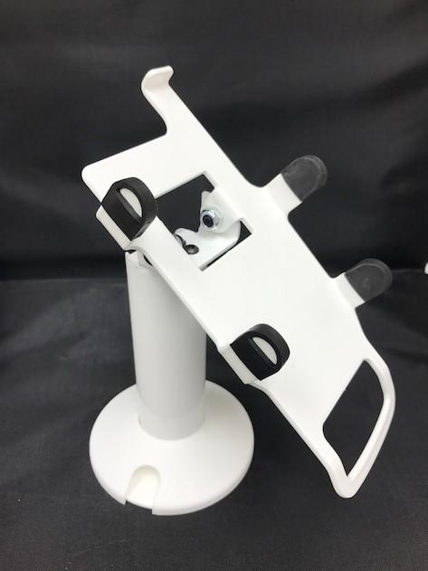 First Data FD35/ FD40 PIN Pad Swivel and Tilt Stand - White Metal - DCCSUPPLY.COM