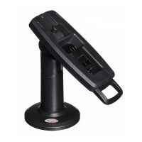 VESA Bracket with 7" Key Locking Compact Pole Mount Terminal Stand - DCCSUPPLY.COM