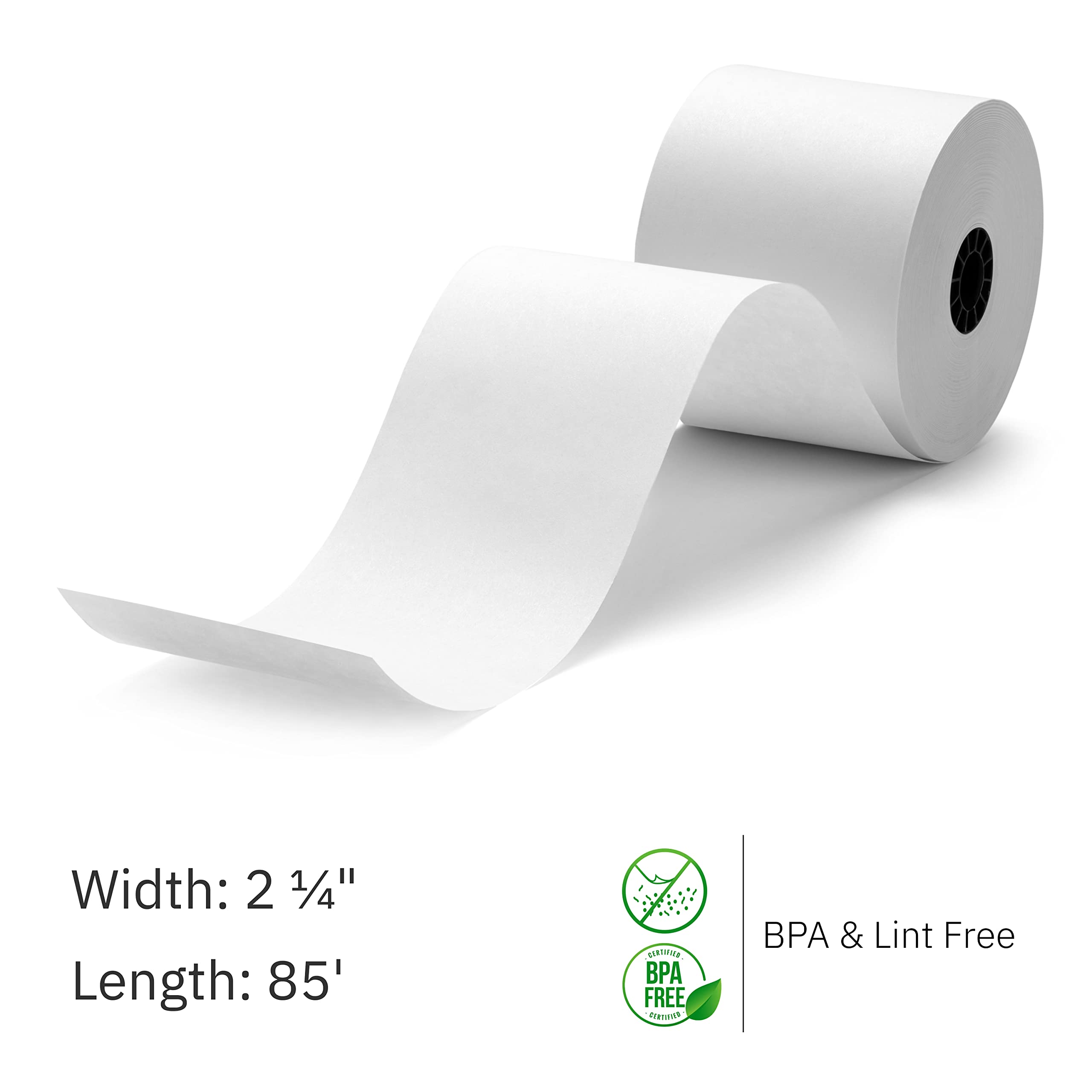 2 1/4" x 85' Thermal Paper (24 Rolls)