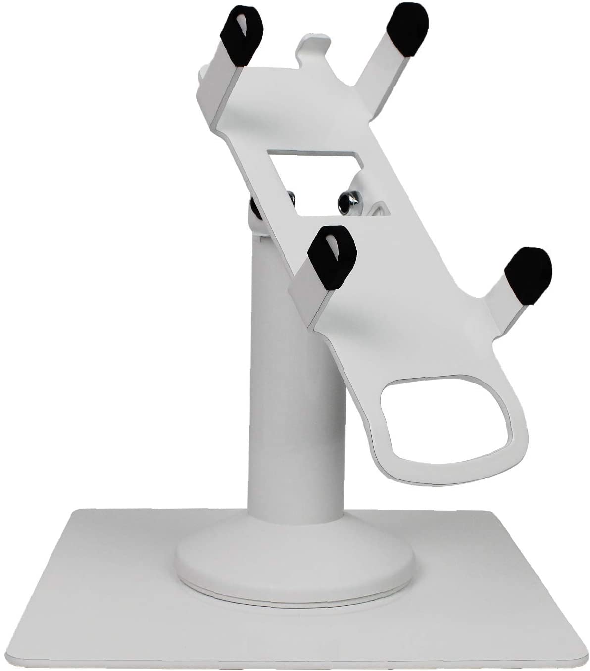 Dejavoo Z8 / Dejavoo Z11 Freestanding Swivel and Tilt Stand with Square Plate (White) - Fits Dejavoo Z11 HW # v1.3