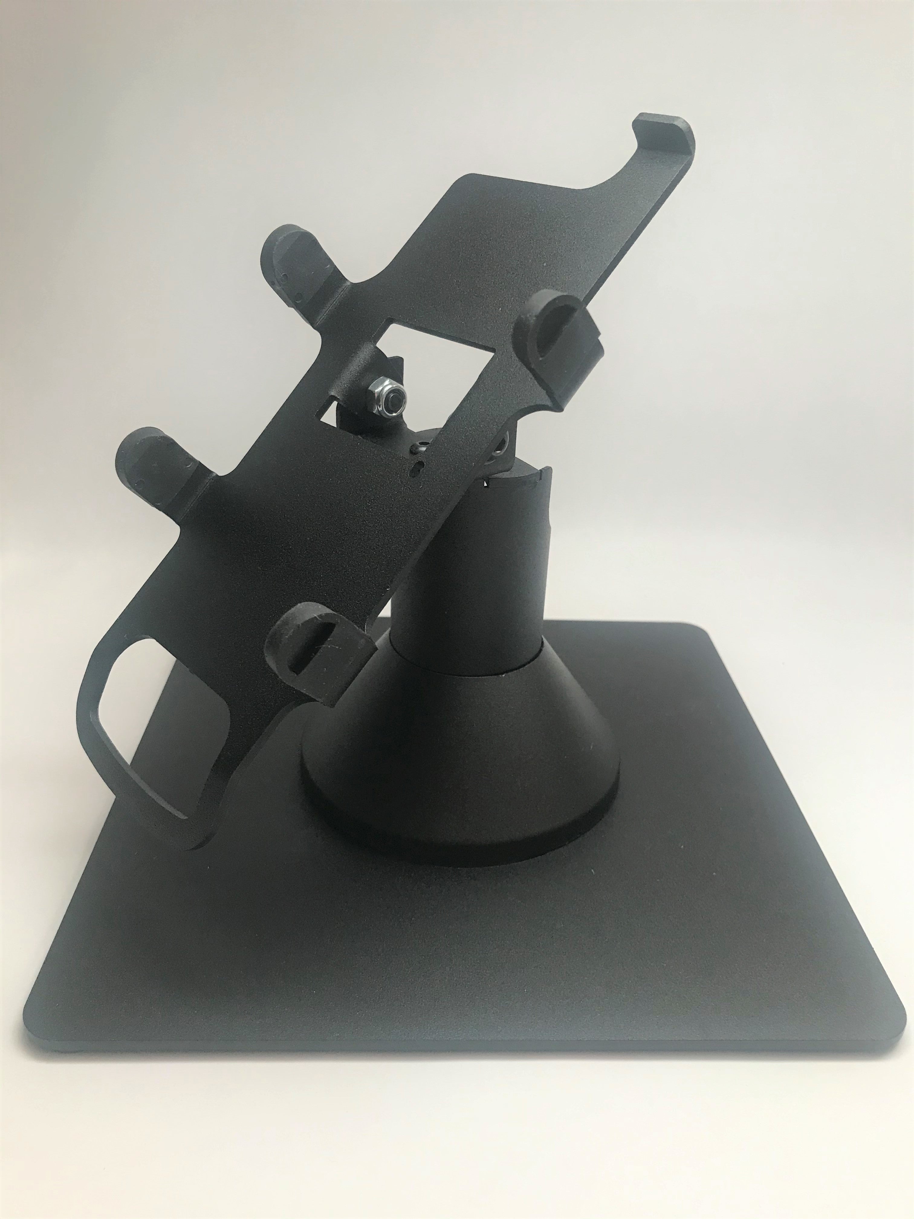 Verifone Vx820 Low Profile Swivel and Tilt Freestanding Metal Stand with Square Plate - DCCSUPPLY.COM