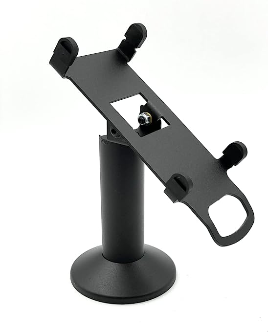 Dejavoo QD2, QD4 & QD5 Swivel and Tilt Terminal Stand, Screw-in and Adhesive, Black