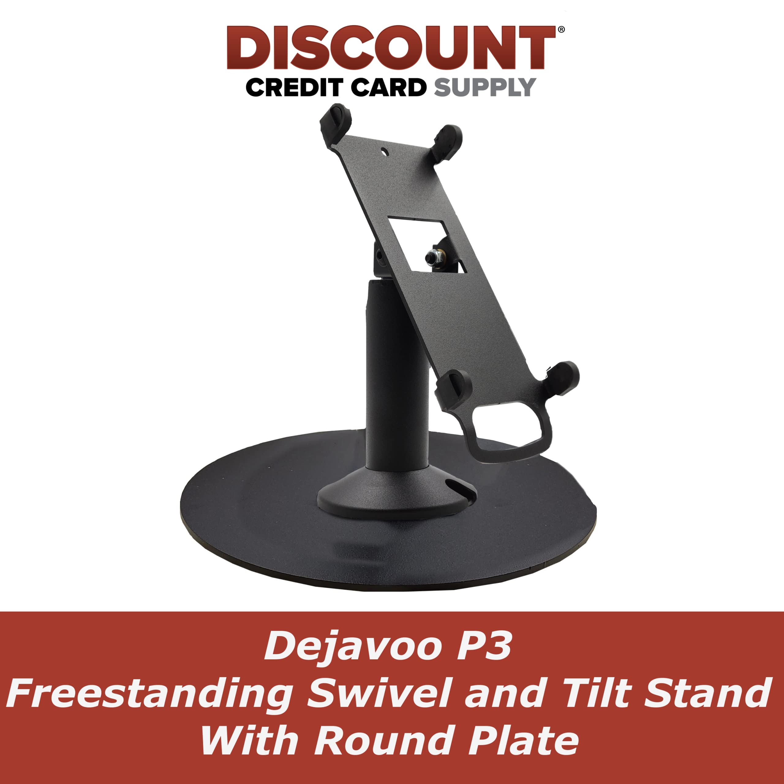 Dejavoo P3 Freestanding Swivel and Tilt Stand with Round Plate