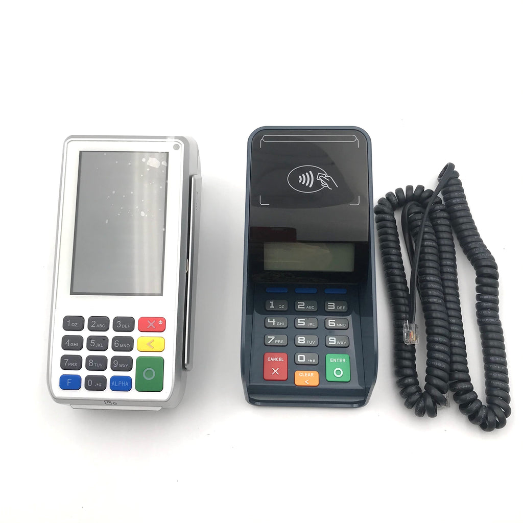 PAX A80 Countertop Smart Card Terminal and SP20 V4 PIN Pad Bundle - DCCSUPPLY.COM