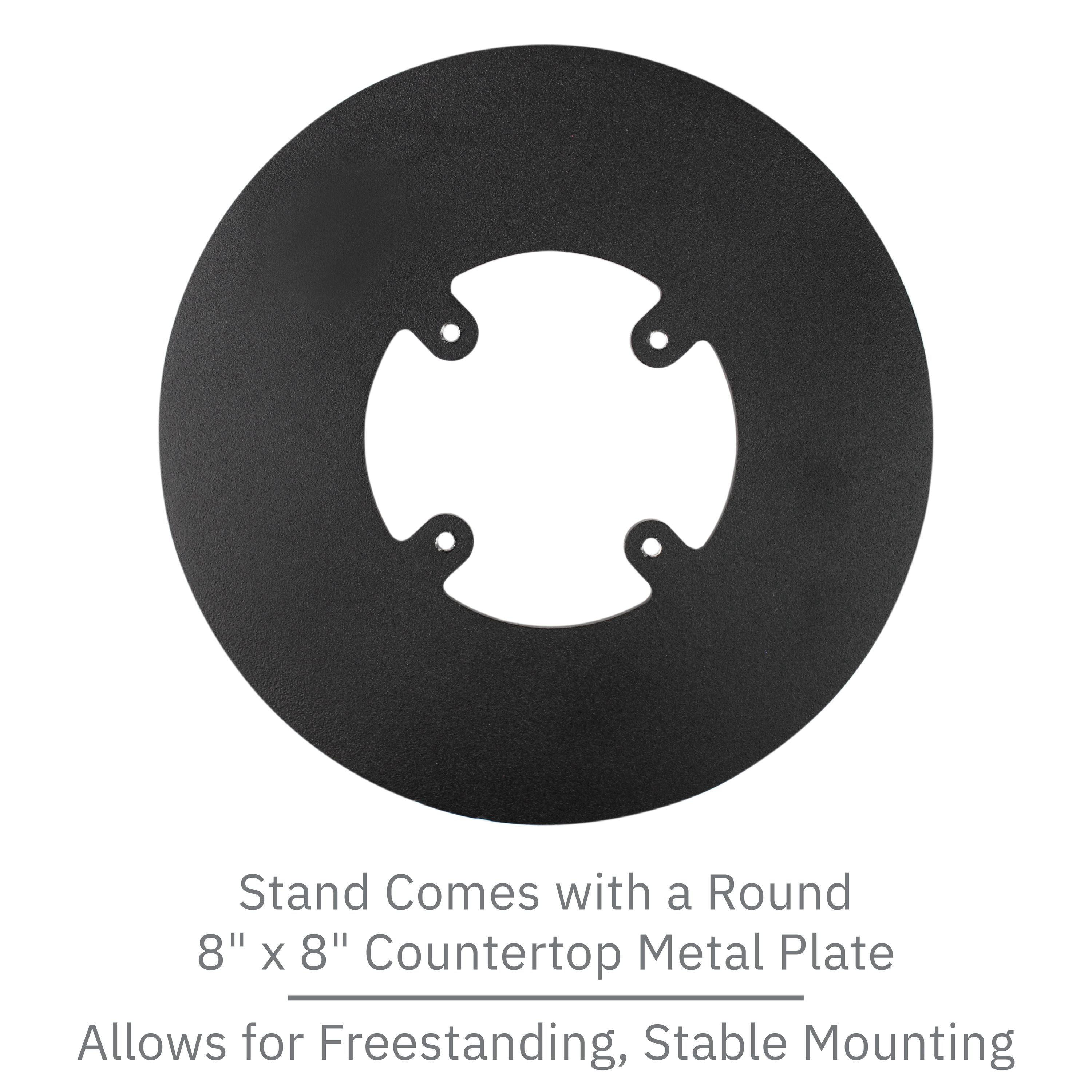 First Data FD35/ FD40 PIN Pad Low Profile Freestanding Swivel Stand with Round Plate - DCCSUPPLY.COM