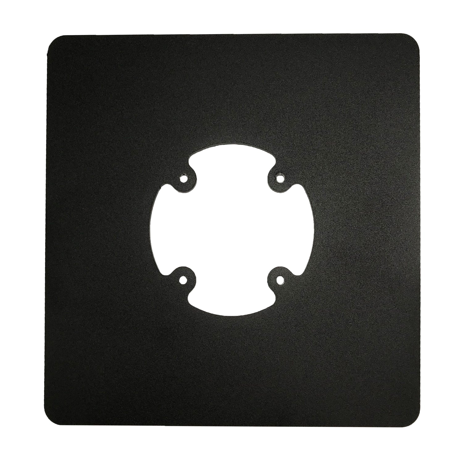 Freestanding Square Base Plate - Black - DCCSUPPLY.COM