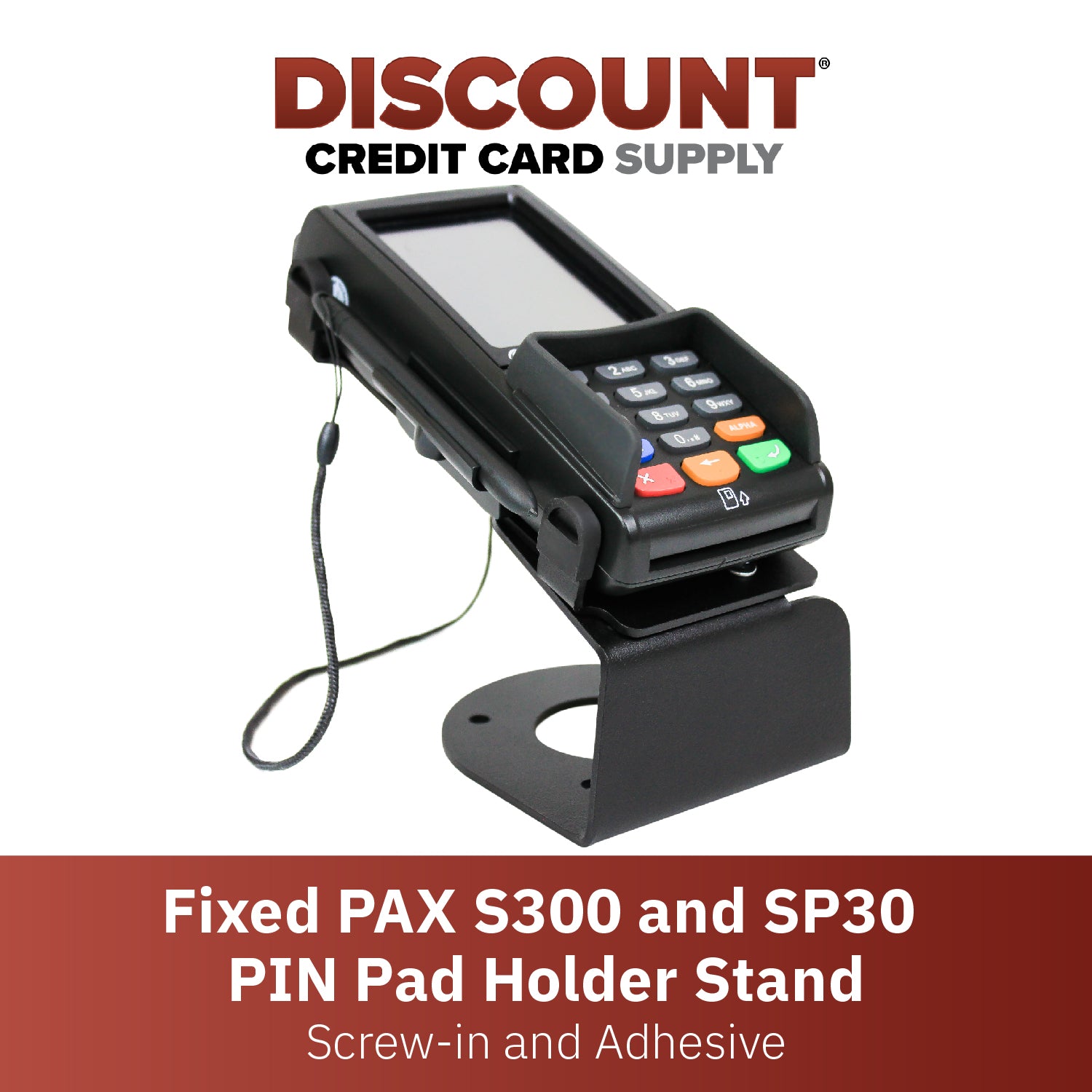 PAX S300/SP30 Fixed Metal Stand - DCCSUPPLY.COM