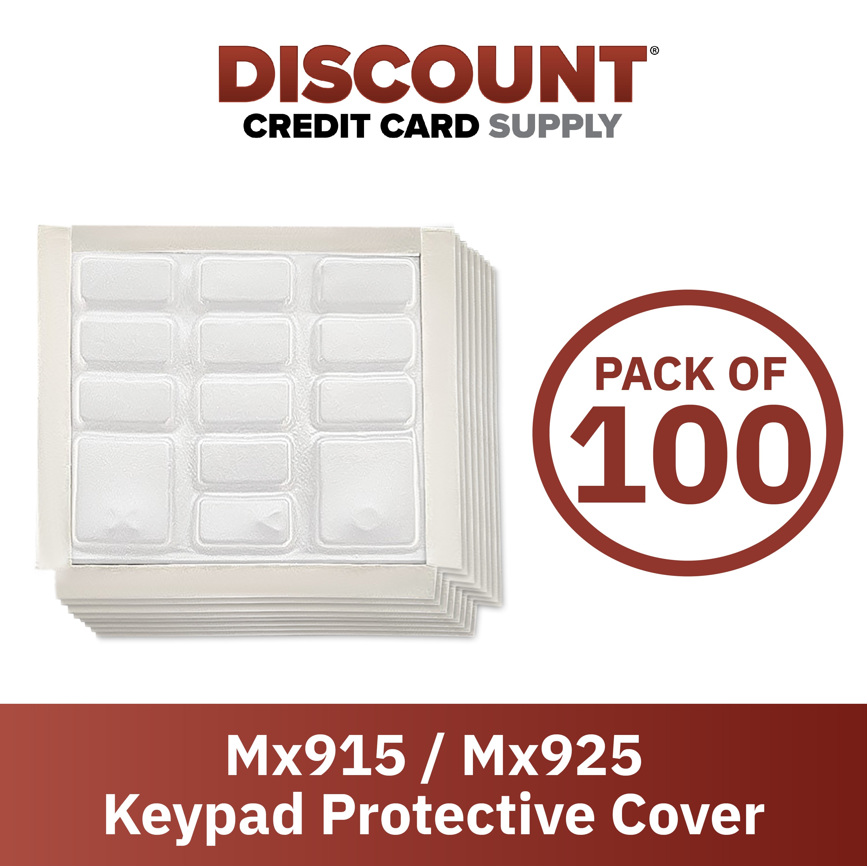 Verifone Mx915/925 Keypad Protective Covers (Set of 100) - DCCSUPPLY.COM