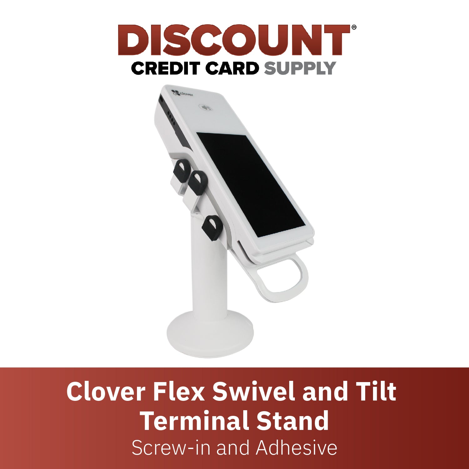 Clover Flex Screw Mounted Swivel and Tilt Metal Stand - DCCSUPPLY.COM