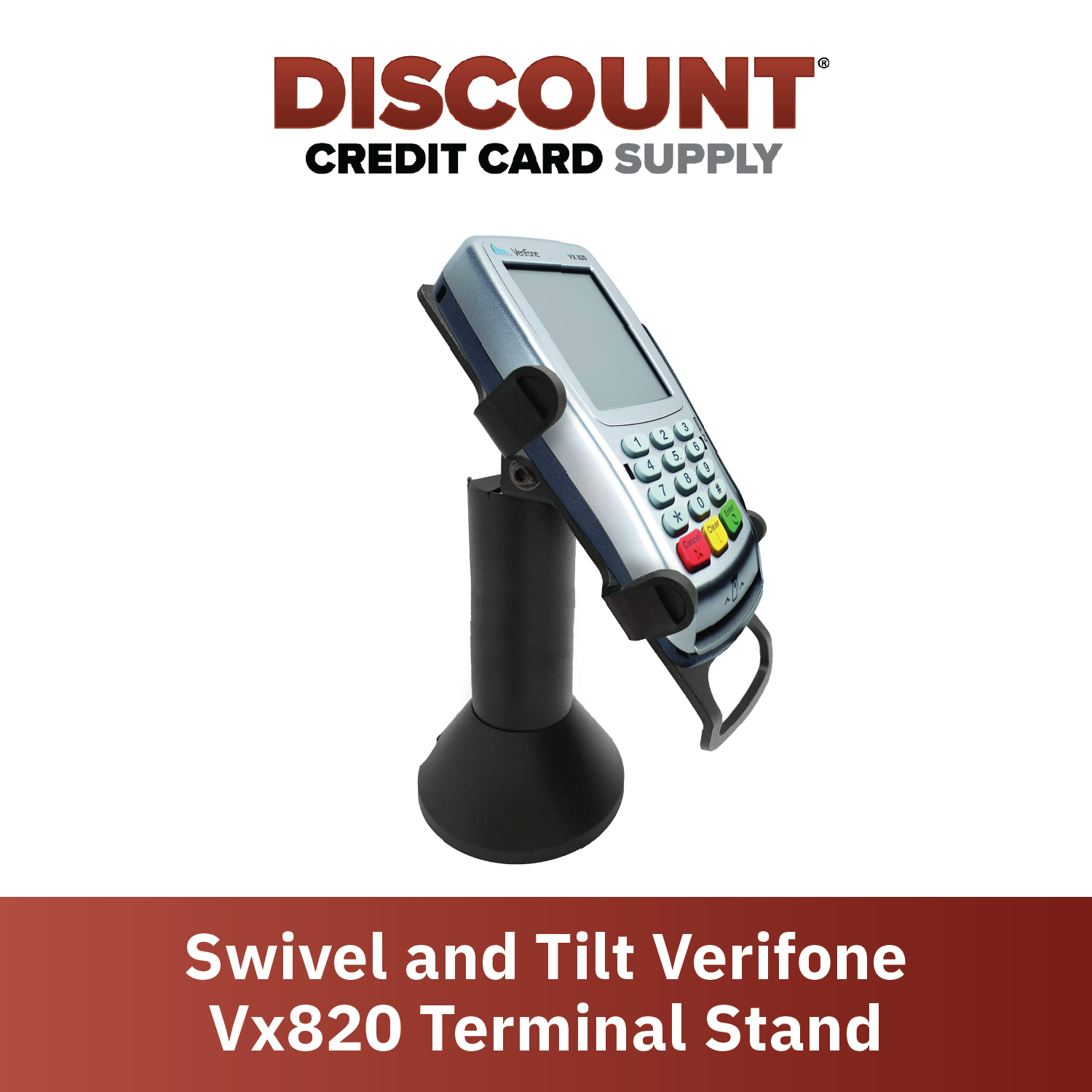 Vx820 Swivel and Tilt Terminal Stand - DCCSUPPLY.COM