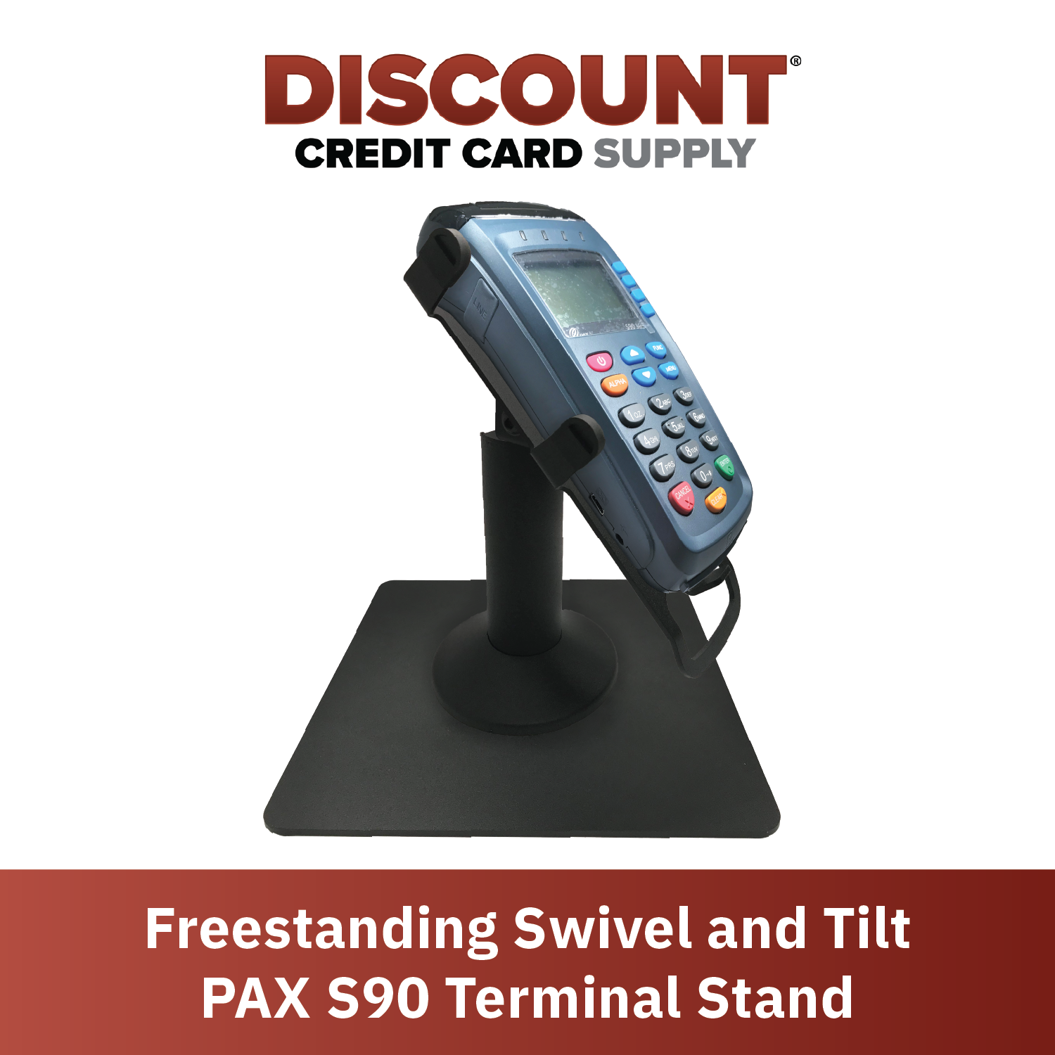 PAX S90 Freestanding Swivel and Tilt Metal Stand - DCCSUPPLY.COM