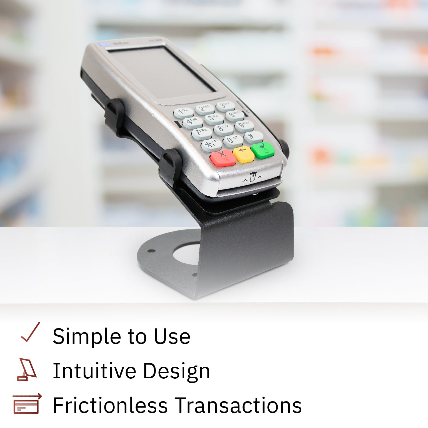 Verifone Vx820 Fixed Metal Stand - DCCSUPPLY.COM