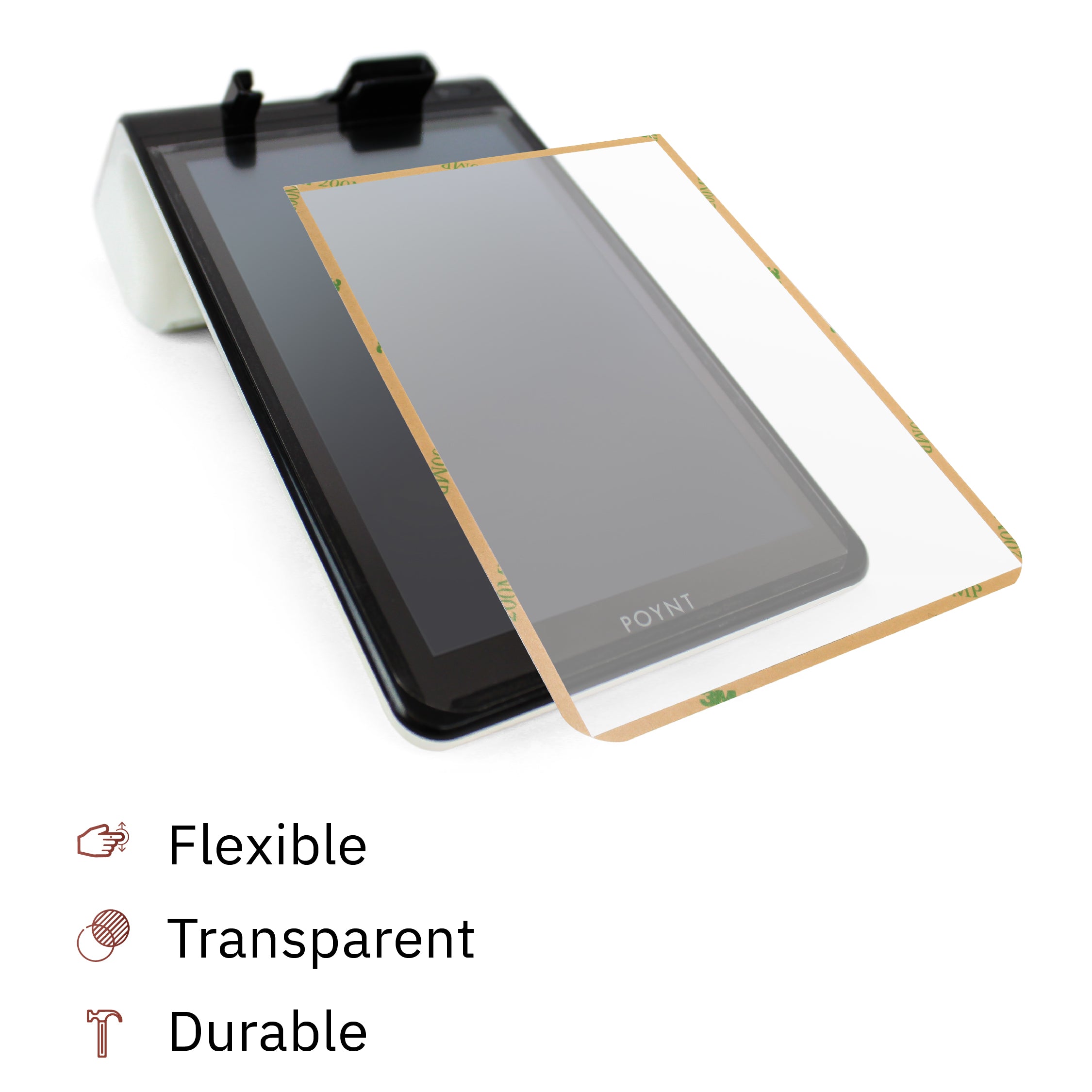 Poynt 33xx POS Screen Protector - DCCSUPPLY.COM