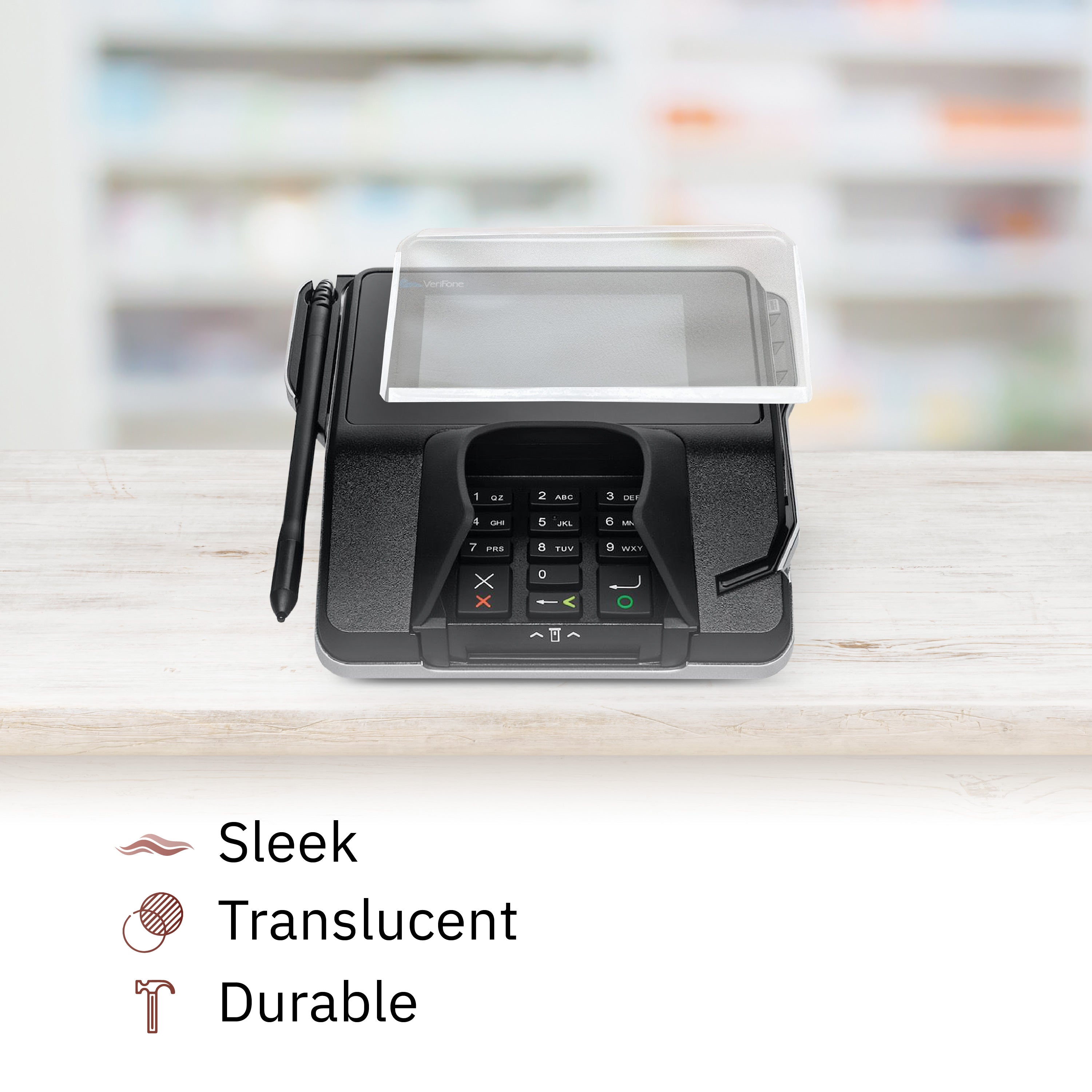 Verifone Mx915 Screen Protective Spill Cover - DCCSUPPLY.COM