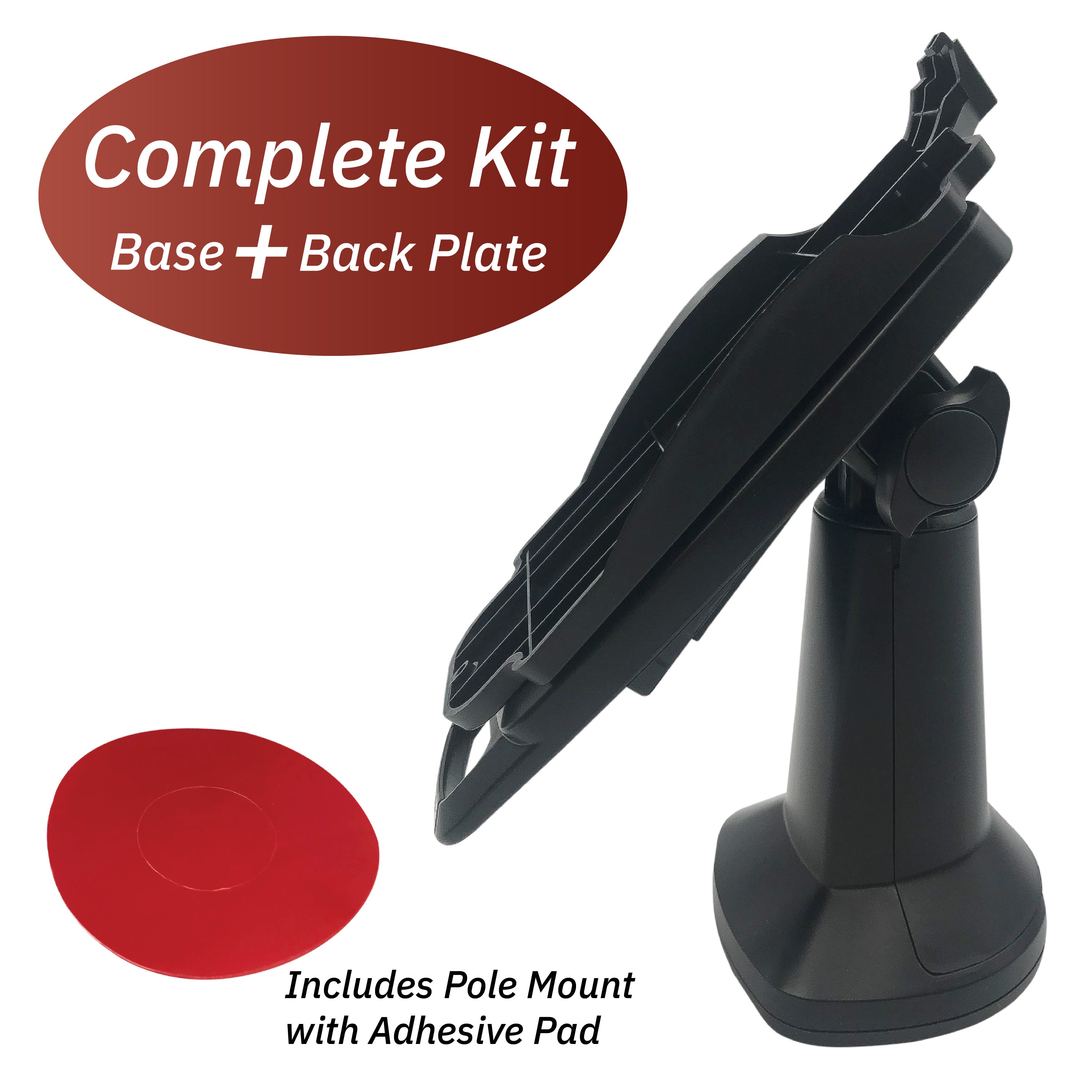 PAX S80 7" Pole Mount Terminal Stand - DCCSUPPLY.COM