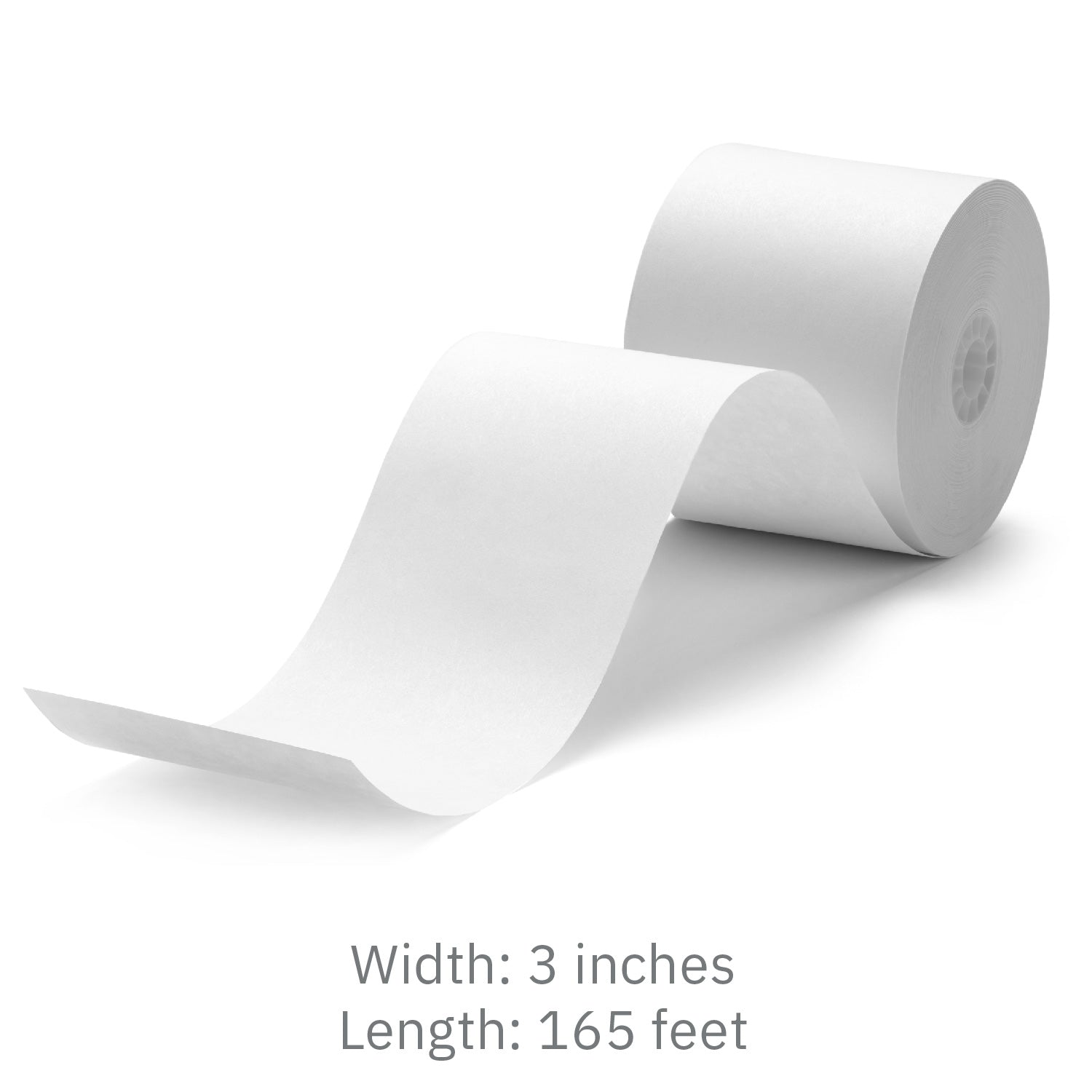 3" x 165' Bond Paper Rolls (50 Roll Case) - DCCSUPPLY.COM