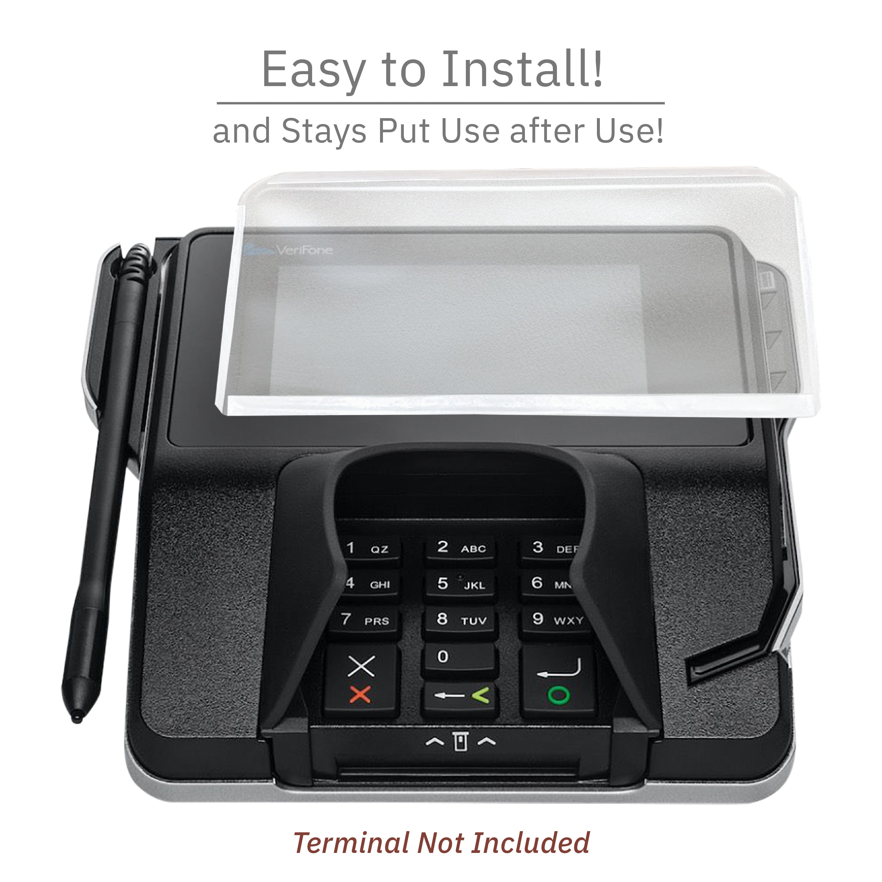 Verifone Mx915 Screen Protective Spill Cover - DCCSUPPLY.COM