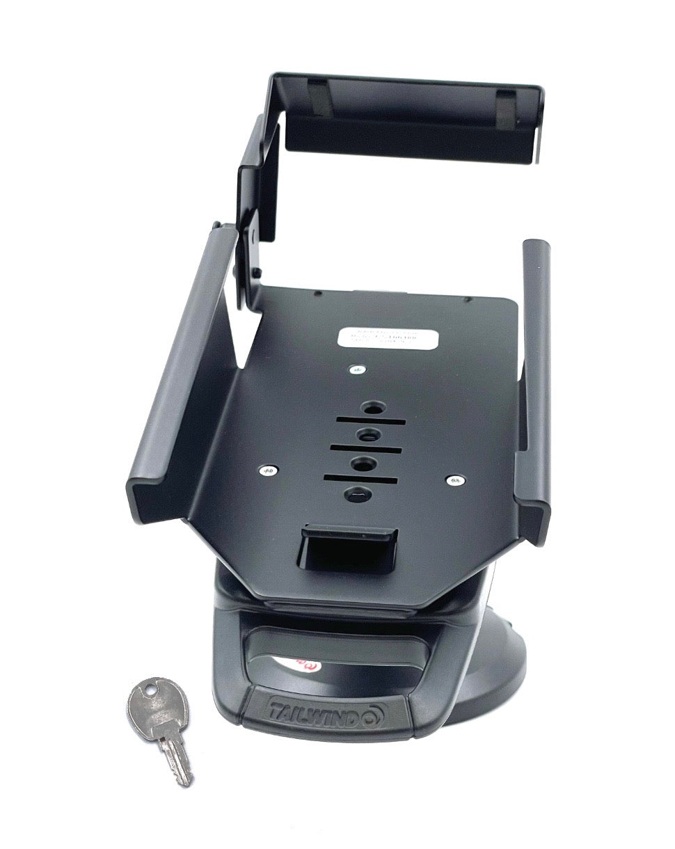 Verifone T650P 3" Key Locking Compact Pole Mount Stand with Metal Plate