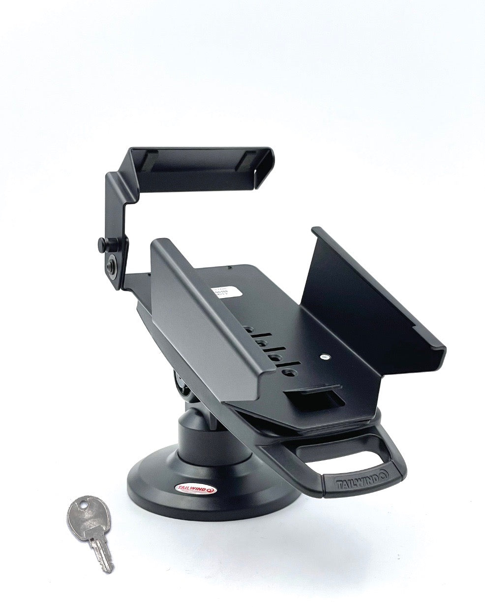 Verifone T650P 3" Key Locking Compact Pole Mount Stand with Metal Plate