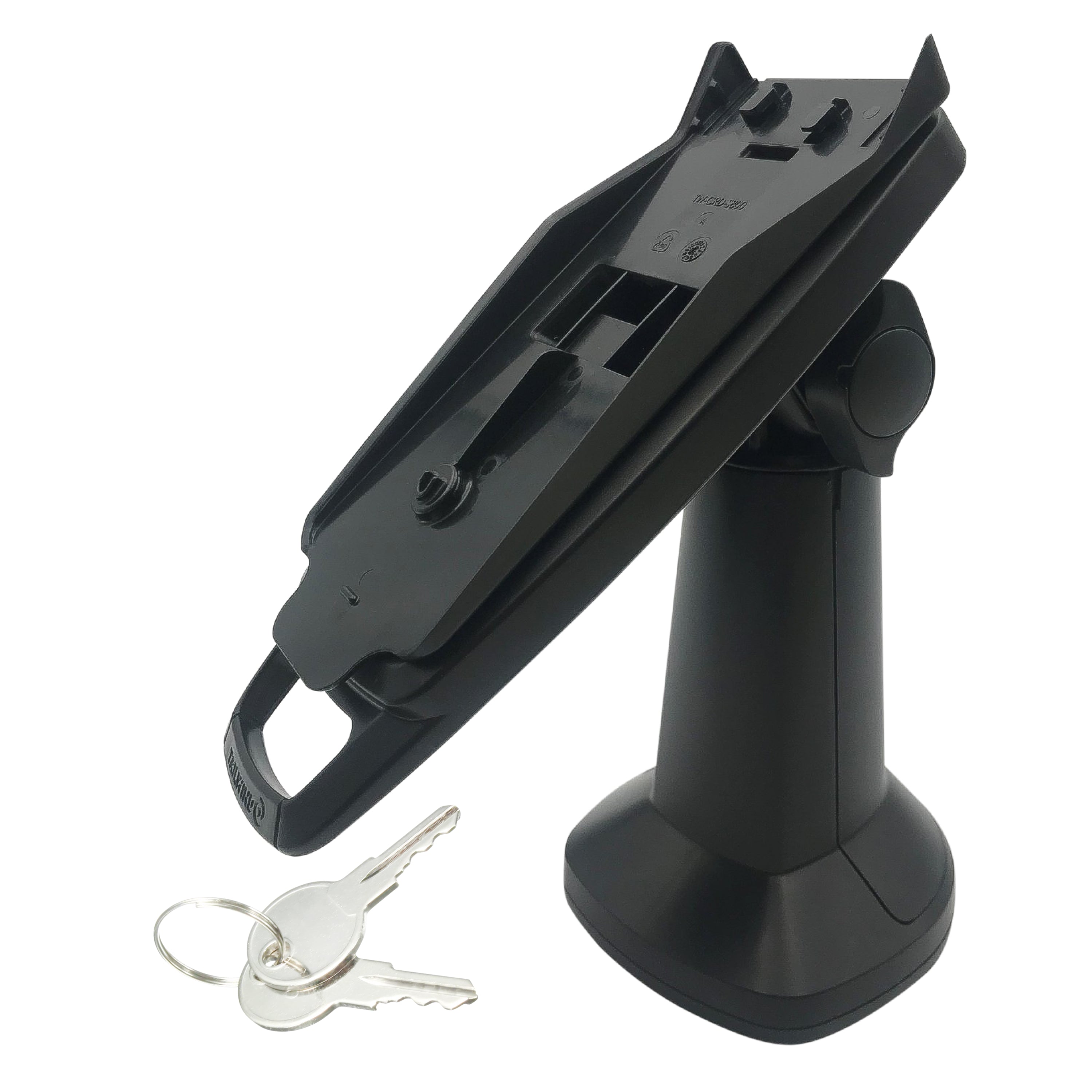 PAX S800 7" Key Locking Pole Mount Terminal Stand