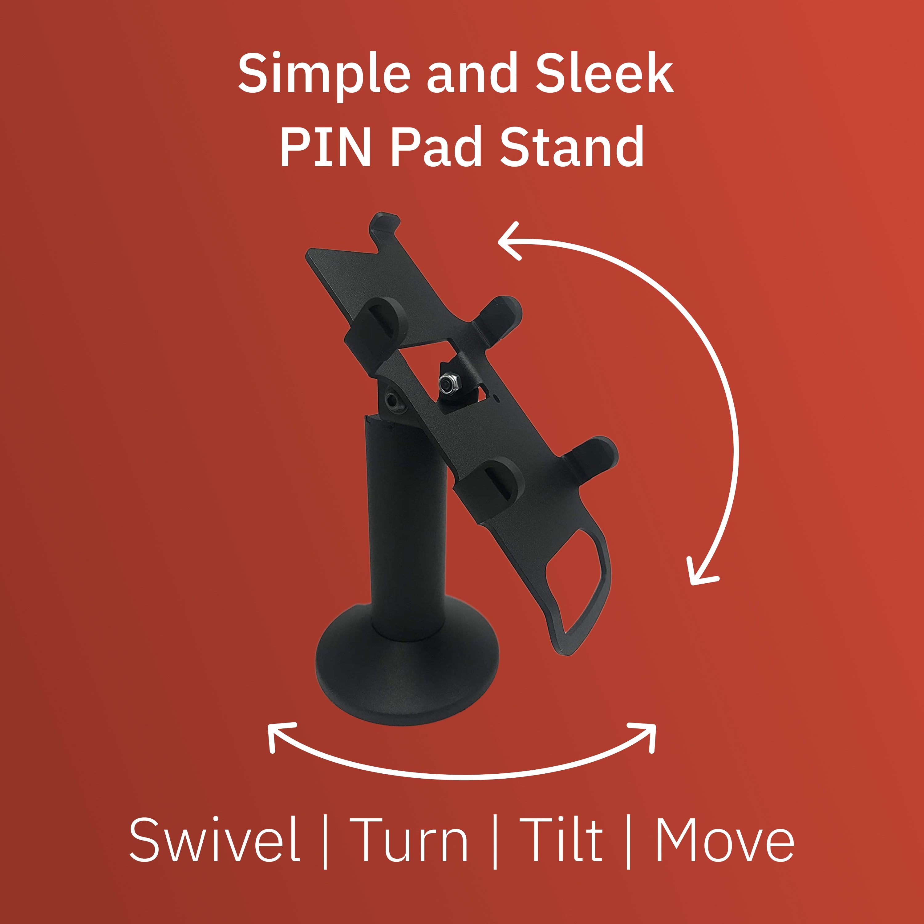 Verifone Vx820 Swivel and Tilt Stand and Full Device Protective Cover