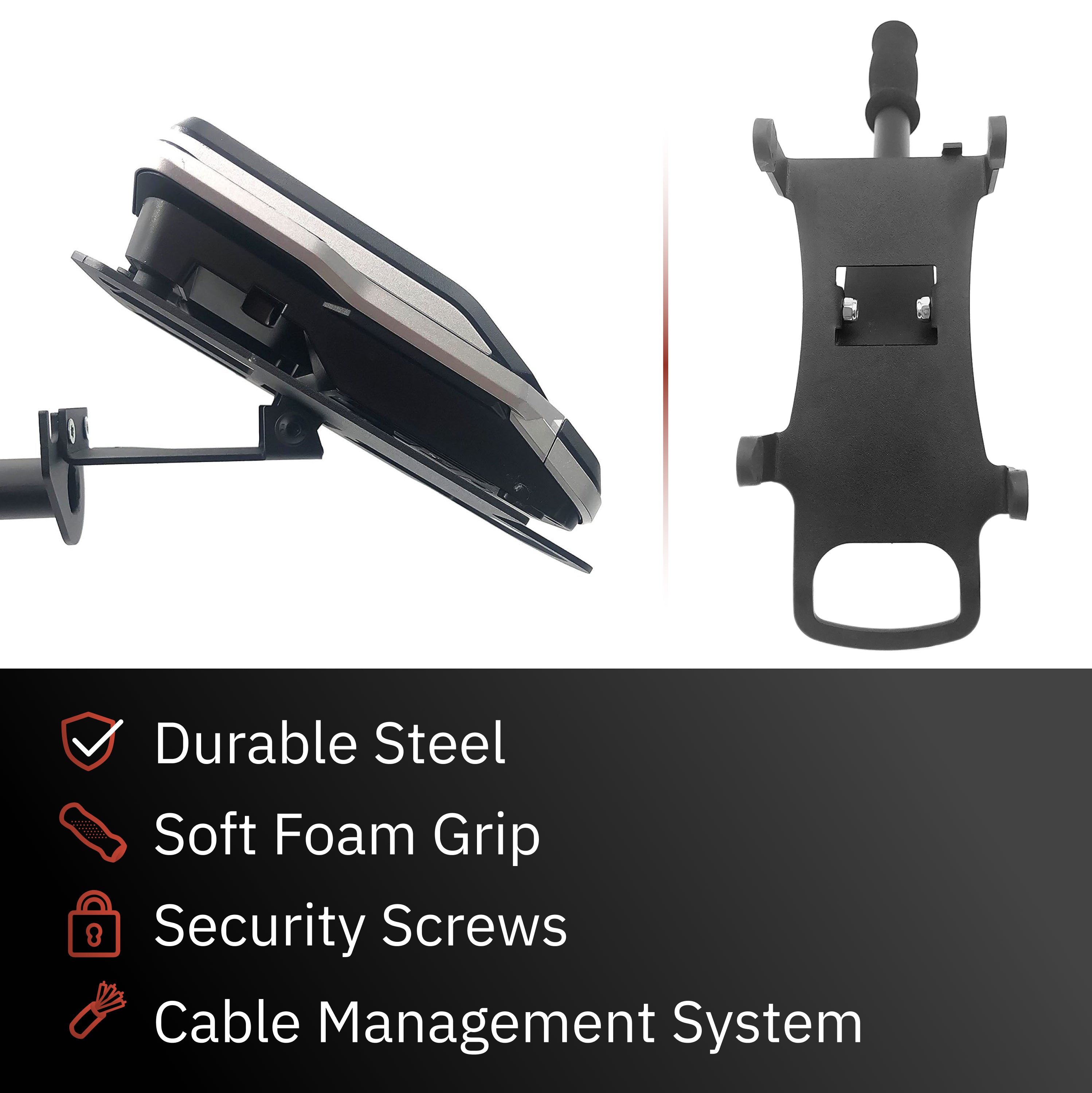 DCCStands Tilted Drive-Thru Handheld Bracket / Mount For Most Terminal Types V3