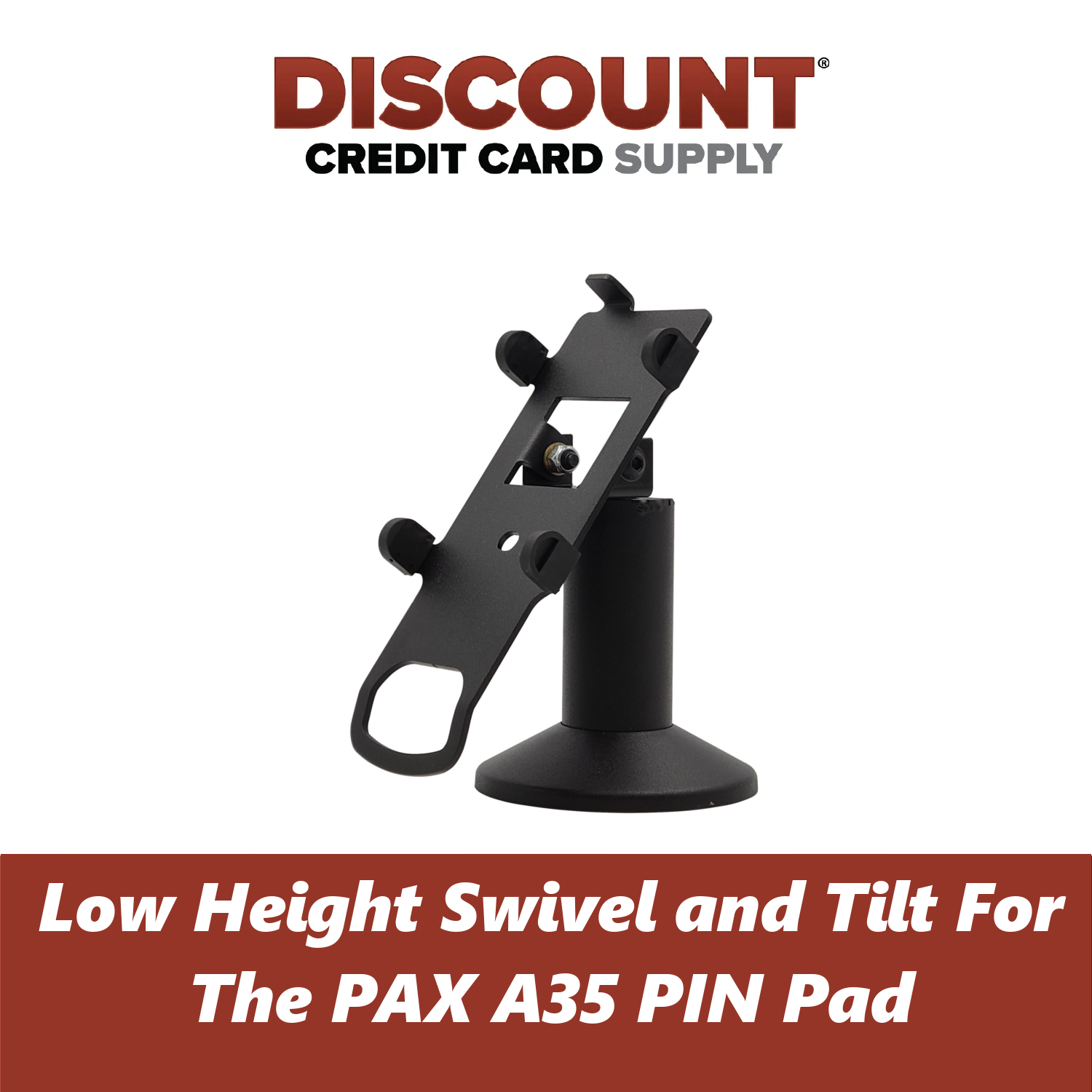 PAX A35 PIN Pad Low Swivel and Tilt Stand