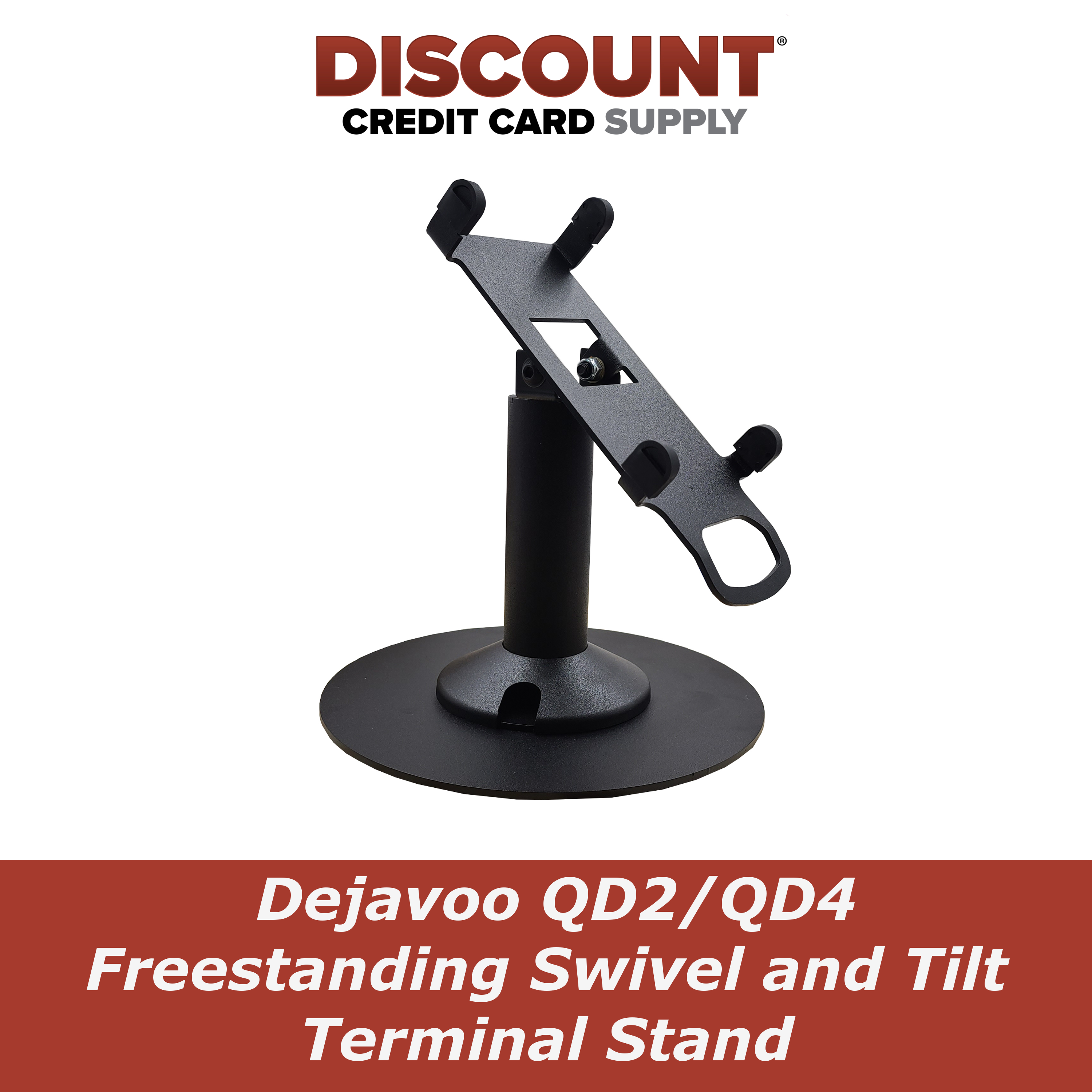 Dejavoo QD2, QD4, & QD5 Freestanding Swivel and Tilt Stand With Round Plate