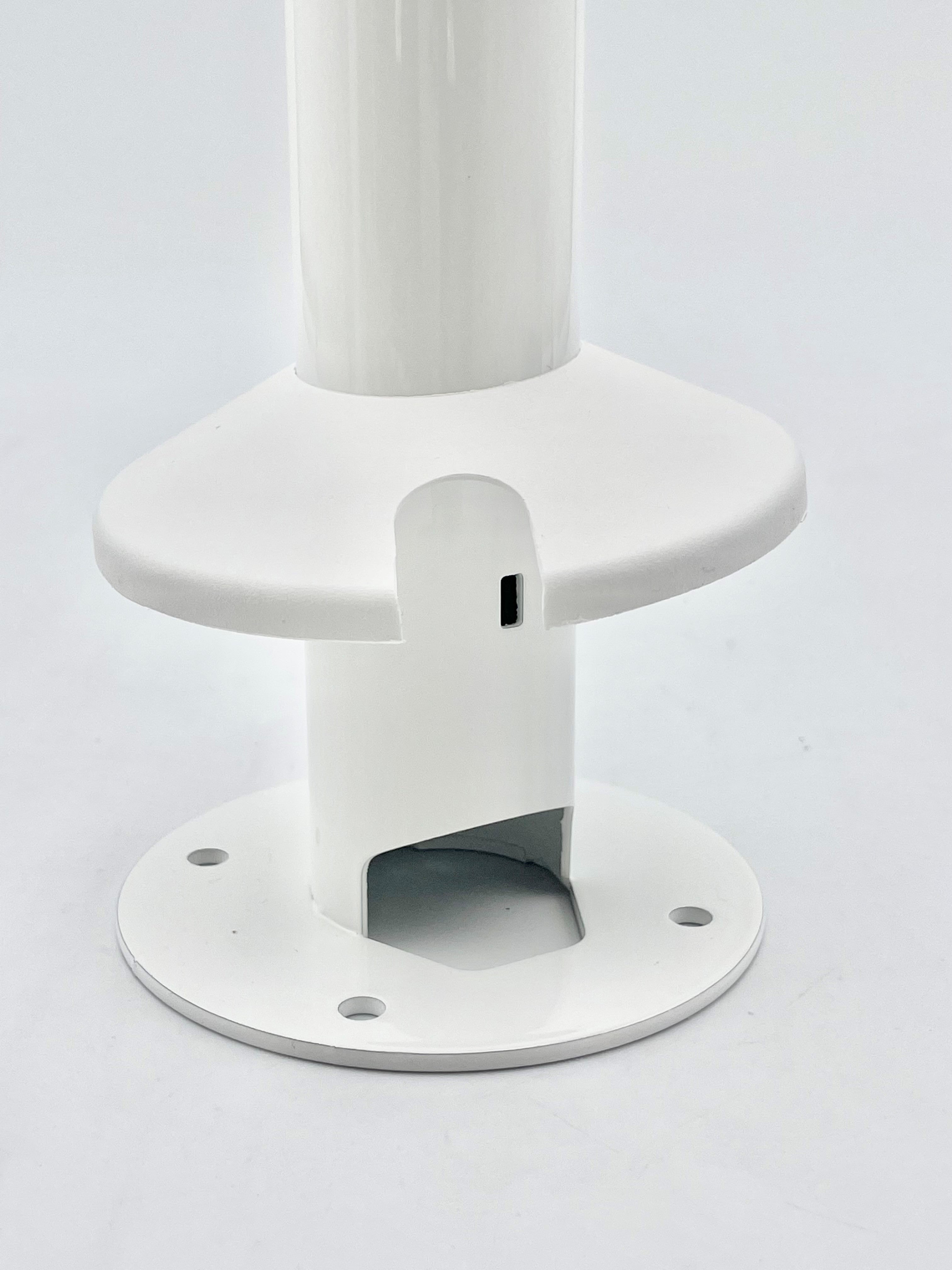 Tall 10" Pole for Swivel and Tilt Stand (White)