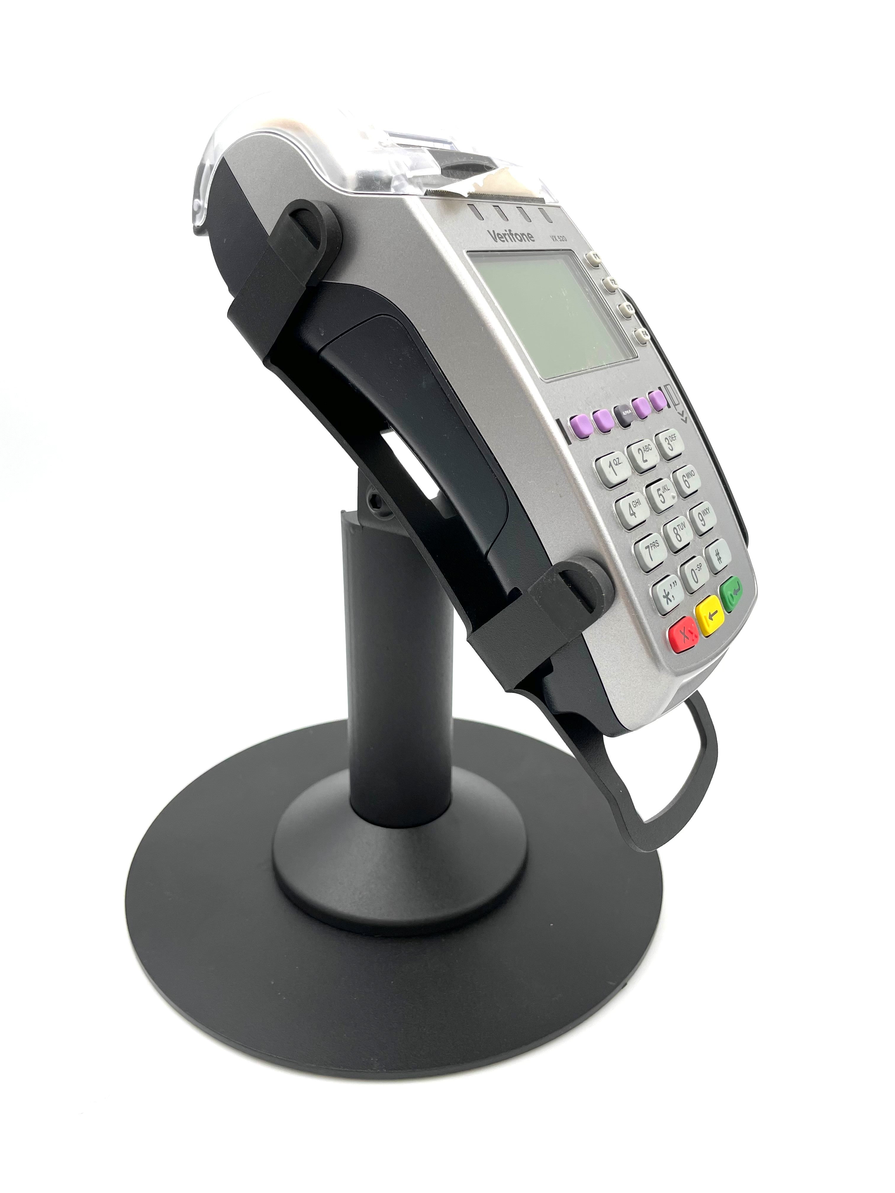 Verifone Vx520 Freestanding Swivel and Tilt Metal Stand with Round Plate - DCCSUPPLY.COM