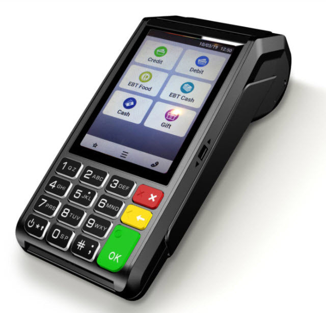 First Data FD150 EMV Credit Card Terminal Machine and Swivel Stand Bundle