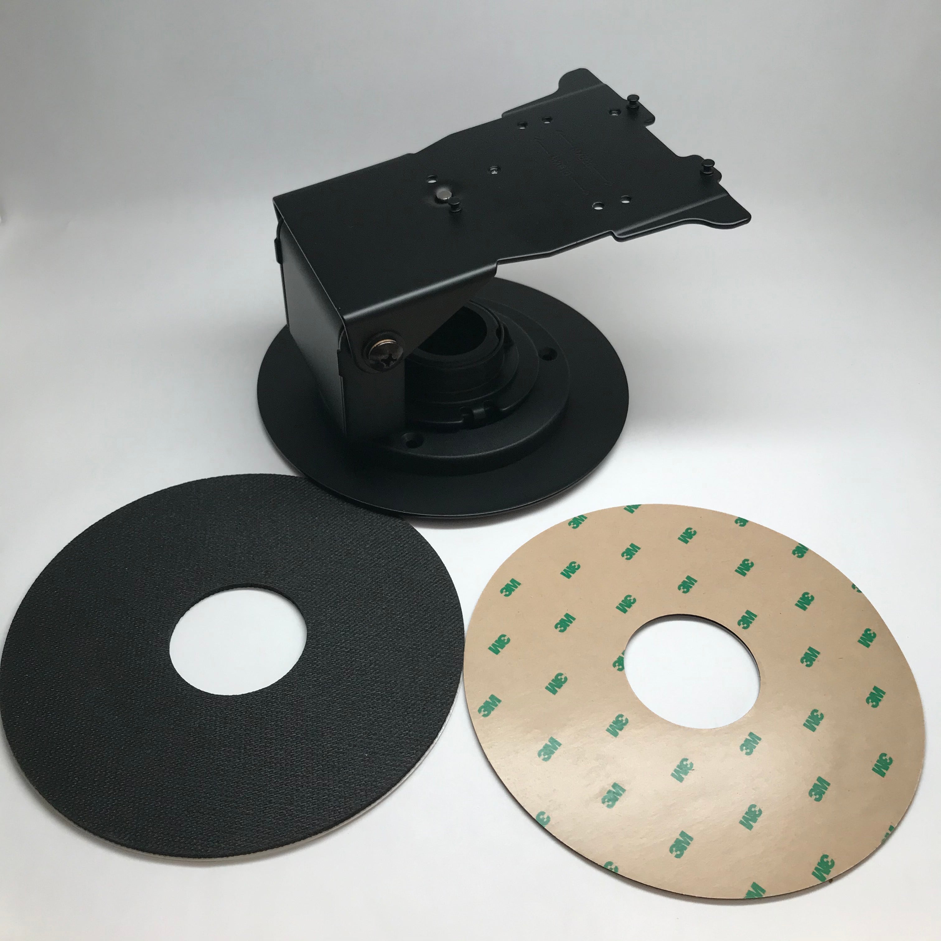 ENS Verifone Mx915/925 Low Contour Stand (367-3213) with Round Metal Base Plate - DCCSUPPLY.COM